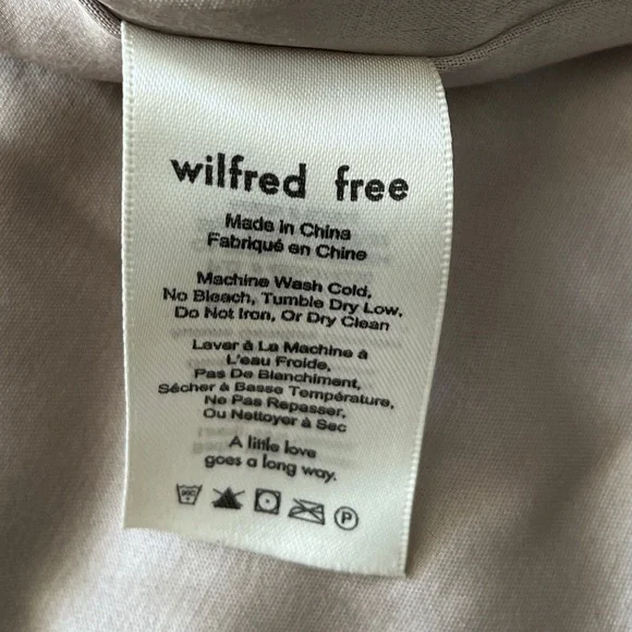 Aritzia Wilfred Free Grete jacket Size XXS Cozy Brown Teddy Coat Casual Fall - Picture 11 of 14